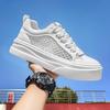 Shoes men's summer new through the net thin thick baseplate shoes fashion versatile casual shoes low-top men