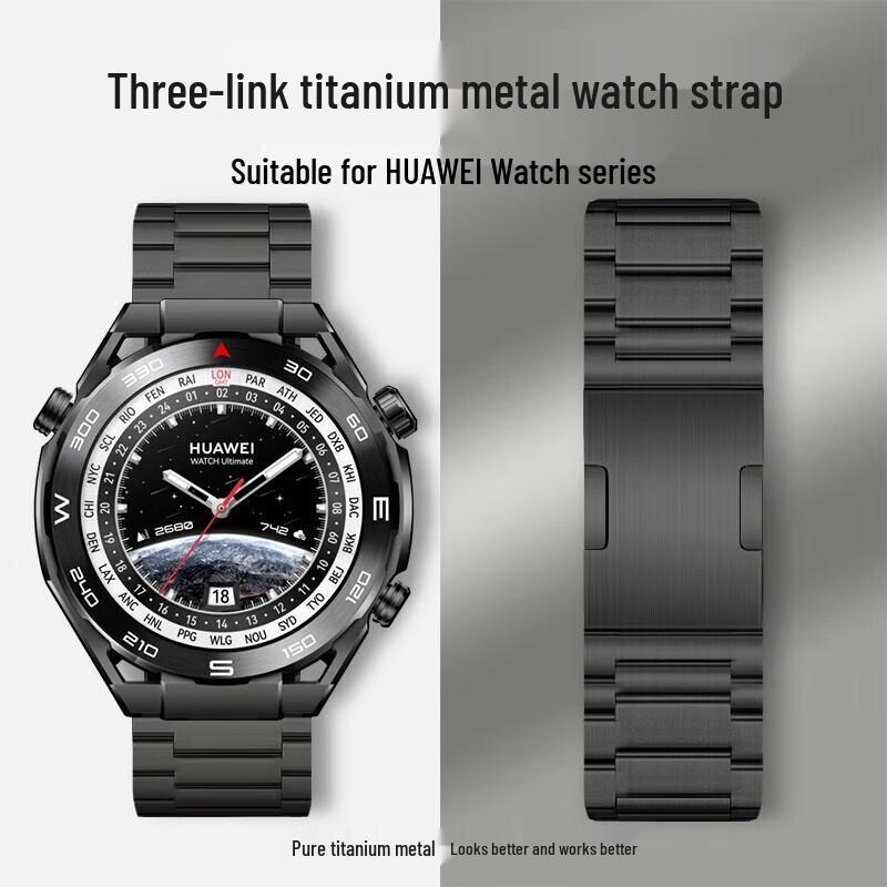 CHENSONG Metal Watch Strap for Huawei Watch Pro Series
