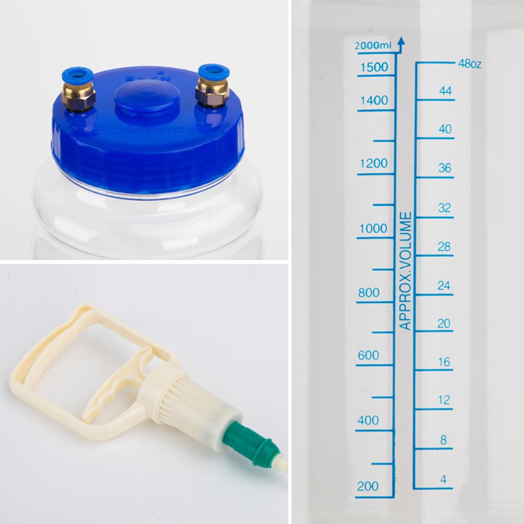 1pcs 2L Car Universal Oil Change Machine Artifact Manual Pump Suction Oil Pump Artifact Vacuum Pump