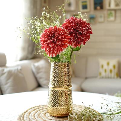 Metal Arrow Engrave Vase For Home Decor For Indoor Outdoor Living Room Office Decor Balcony | Best Gift For Birthday Anniversary Festival |