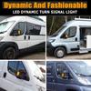 LED Dynamic Amber Side Mirror Turn Signal Lights for Fiat Ducato Citroen Jumper Relay Peugeot Boxer RAM Promaster Car Styling