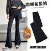 Micro-pull shark pants women's outer wear spring and autumn new summer high waist hip lift fitness yoga horn leggings