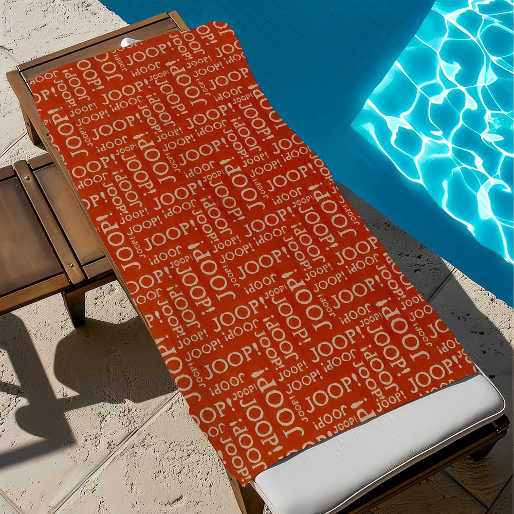 JOOP! Toalla de Playa Absorbente, Toalla de Baño de Microfibra de Secado Rápido, Toalla Suave con Estampado de Lujo para Playa, Piscina, Viaje, Toalla de Baño