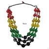 Bohemian Necklace Jewelry Costume Wood Bead for Women Lady Birthday