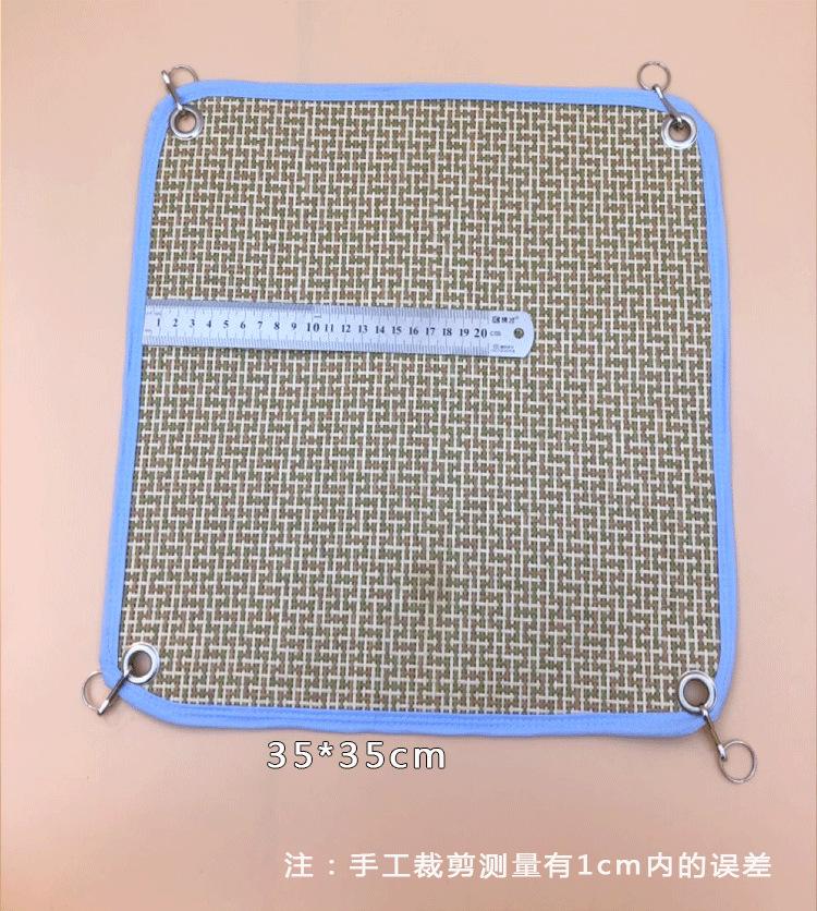 Small Animal Cooling Mat Hammock Hamster Flower Branch Mouse Guinea Pig Cooling Mat Hammock Cooling Bed Suspension Pet Supplies