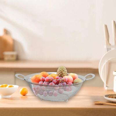 Stainless Steel Mesh Colander with Handles