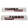 1Pair ABS Car Side Wing Fender Sticker Badge Emblem Decals