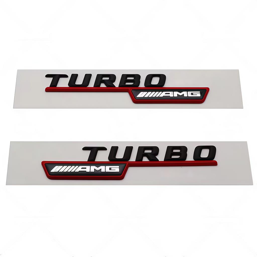 1Pair ABS Car Side Wing Fender Sticker Badge Emblem Decals