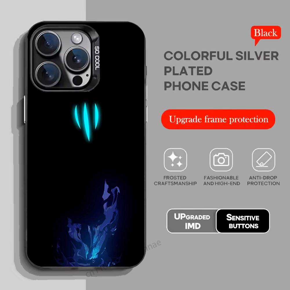 V-Valorant O-Omen Phone Case for iPhone 15 16 Pro Max  Air SE 11 13 Pro 14 Plus 12 11Pro 15Pro Max 16e Cover