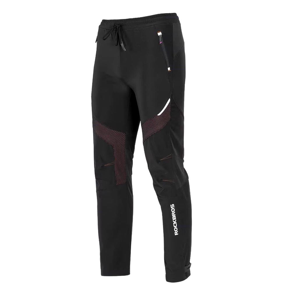 Patrol windproof sports trousers for cycling and trekking, size XL - black