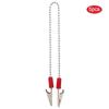 5pcs Dental Lab Bib Clip Napkin Holder with Flexible Steel Ball Chain Dentist Supplies