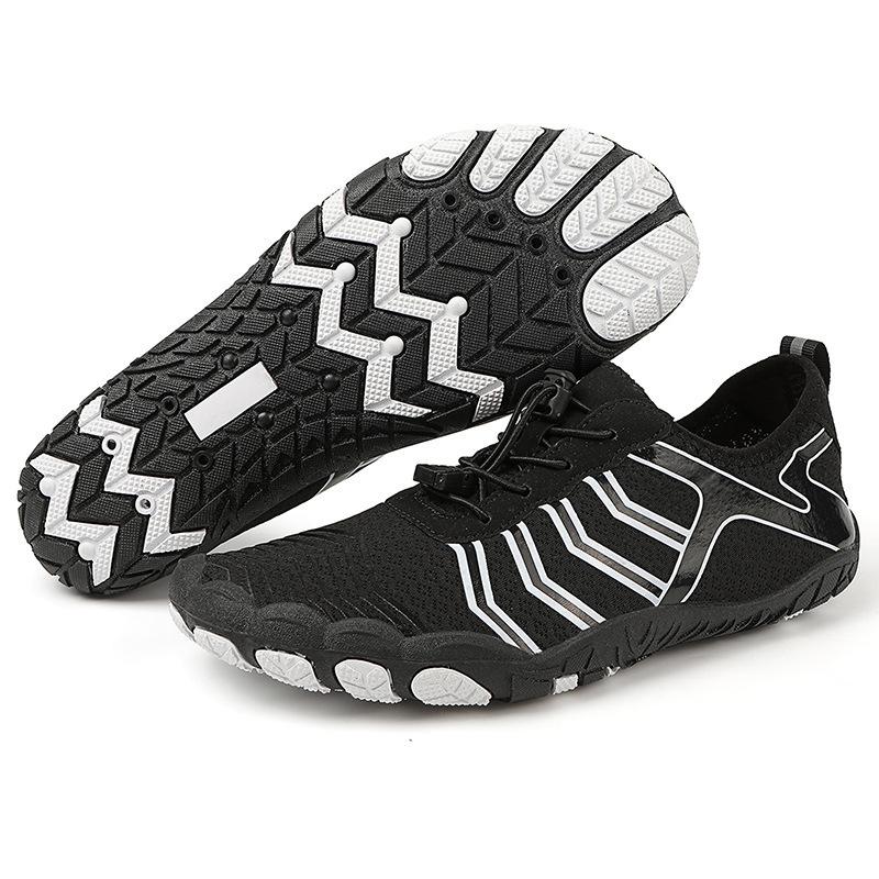 Paar Bachschuhe Outdoor Strandschuhe Schwimmschuhe Wanderschuhe Fünf-Zehen-Schuhe Atmungsaktive Lässige Angelschuhe