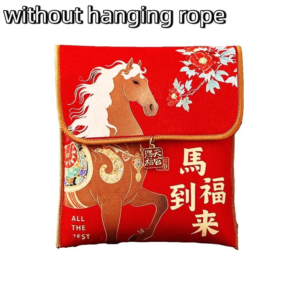 

Cloth Lucky Money Bag 2026 Horse Year Red Pocket Gift Bag Red Packets Spring Festival Style G2