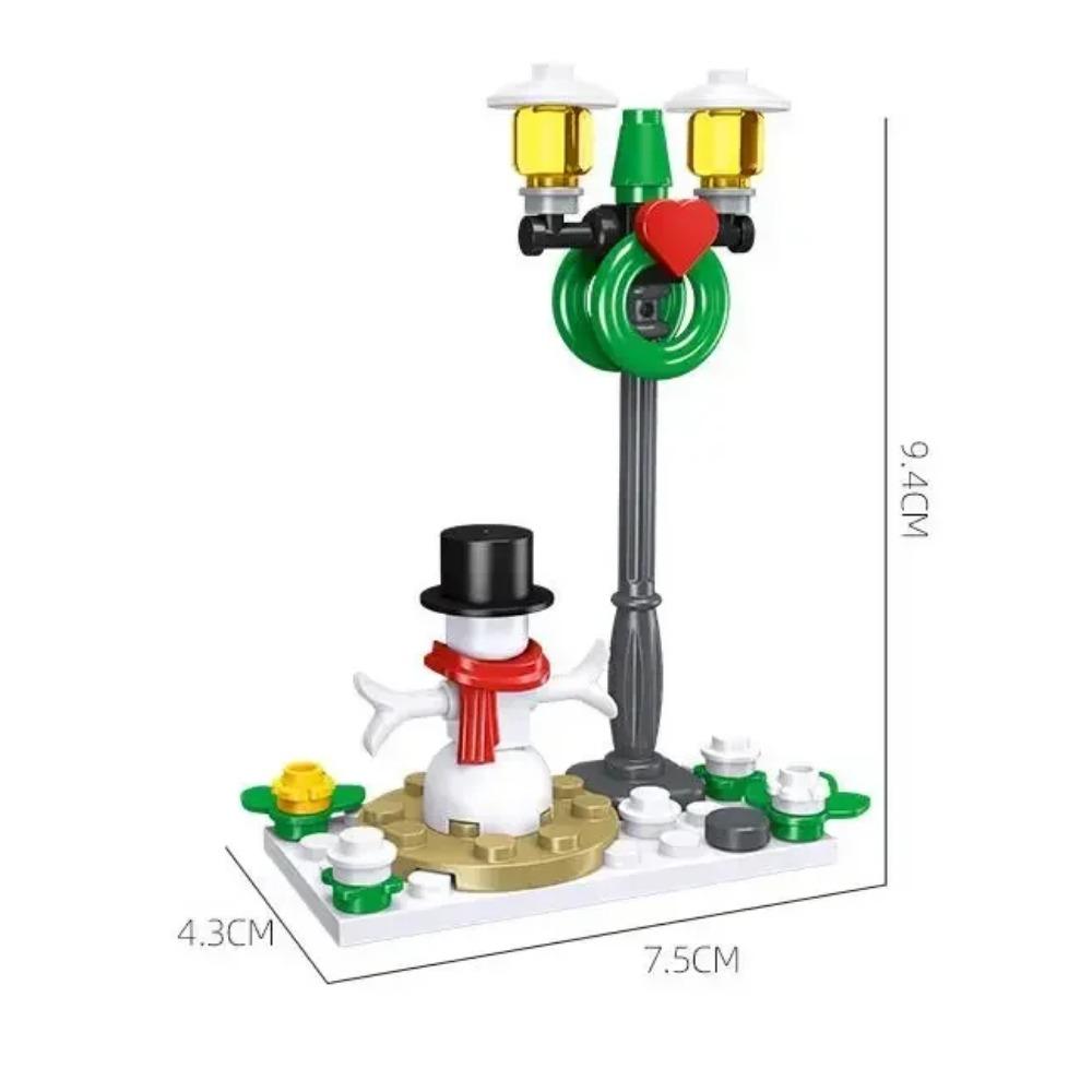 Weihnachts-Actionfiguren Bausteine Spielzeug Weihnachtsmann Rentier Bausteine Spielzeug Geschenk