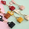 Kreativer PU-Leder Mini-Taschen-Schlüsselanhänger Cartoon mit Spiegel Ohrhörer-Taschen-Schlüsselanhänger Mädchen Handtaschen-Anhänger Aufbewahrungstasche