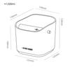 MHW-3BOMBER Knock Box, Espresso Coffee Knock Box, 1.2L Large Capacity, for Coffee Grounds, with Removable Silicone Bar for Quiet Operation, Suitable f