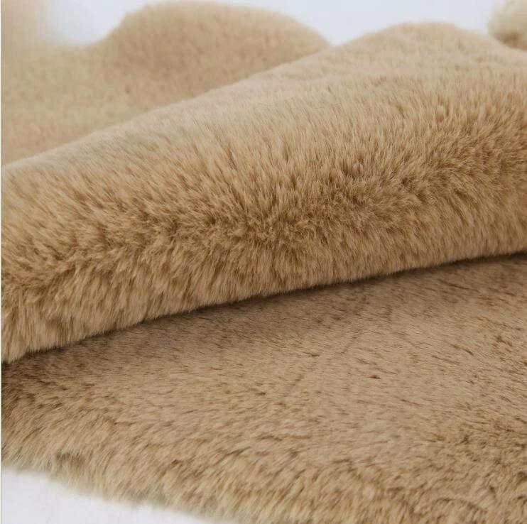50x170cm Thickened Imitation Rabbit Plush Fabric Fur 2cm Soft Faux Fur Fabric DIY Collar Of Coat/Clothing Accessories/Scarves