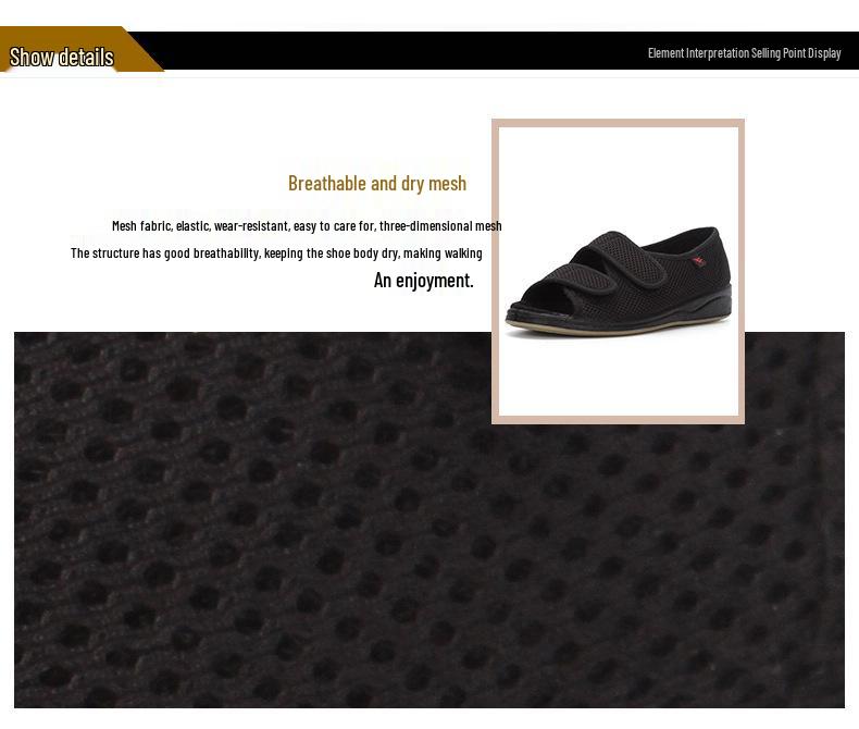 Nastavitelné extra široké boty pro střední věk a seniory: Ideální pro velké, oteklé, pooperační, vbočené palce a deformované nohy.