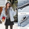 Xiangying Women's 90% White Duck Down Hooded Puffer Jacket