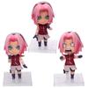 11cm 3Pcs/Set Naruto Anime Action Figure Uchiha Itachi Kakashi Cartoon Toys Akatsuki Collectible Ornament For Adults Gift Poseable Articulated Scale