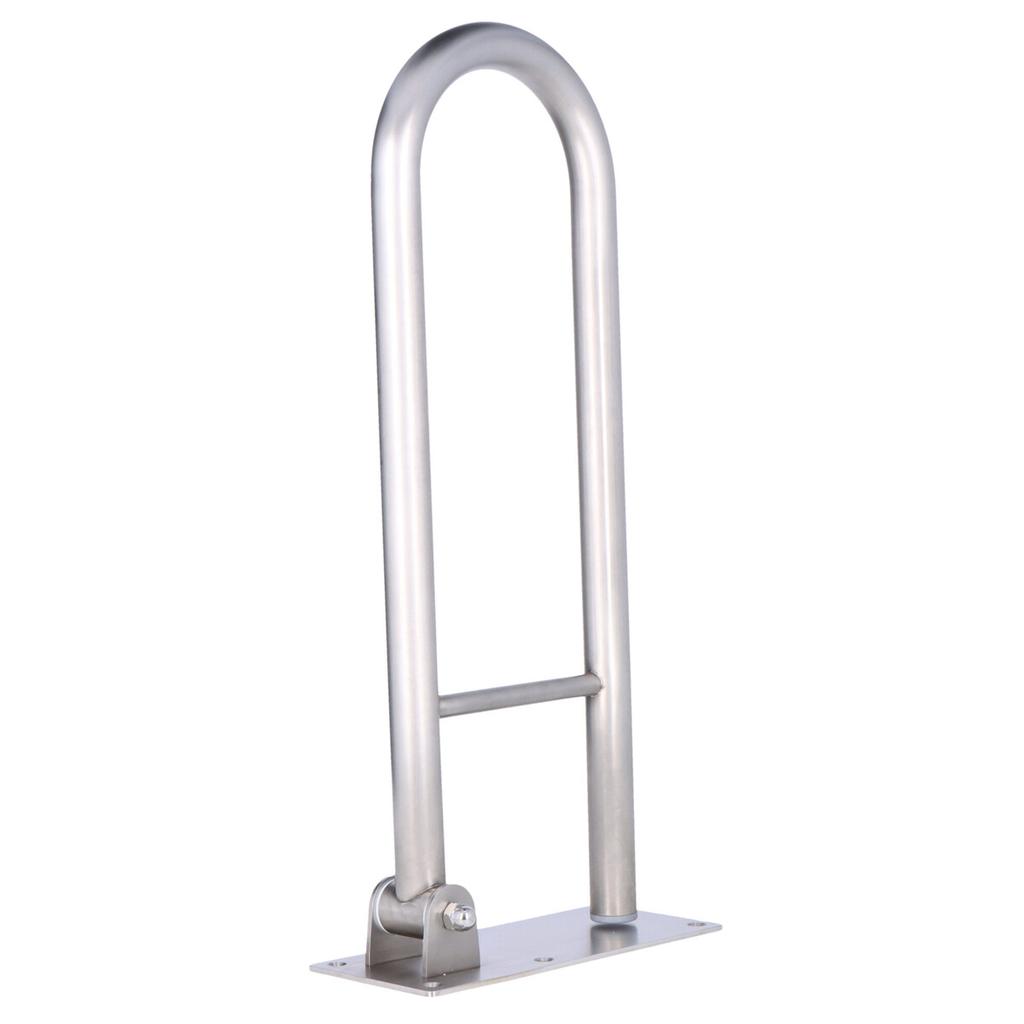 Ergoplus tilting handrail, 60 long, made of acid-resistant stainless steel