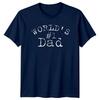 Worlds 1 Dad Fathers Day Gift Graphic TShirt