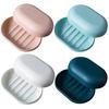 Soap Box Moisture Resistant Leak-proof Plastic Lid Design Soap Holder for Bathroom