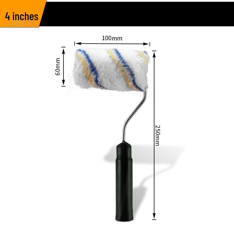 Hongding Roller Brush Set: 4-inch & 9-inch Latex Paint Thumb Rollers