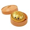 Soft Steamed Bun Squishy,Realistic Food Simulation Stress Relief Toy, Desktop Decompression Pinch Toy For Office & Home,Fun Gift