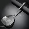 1Pcs Large Durable Stainless Steel Colander Skimmer Spoon Heavy Duty Food Strainer Spoon For Frying & Cooking Kitchen Utensils