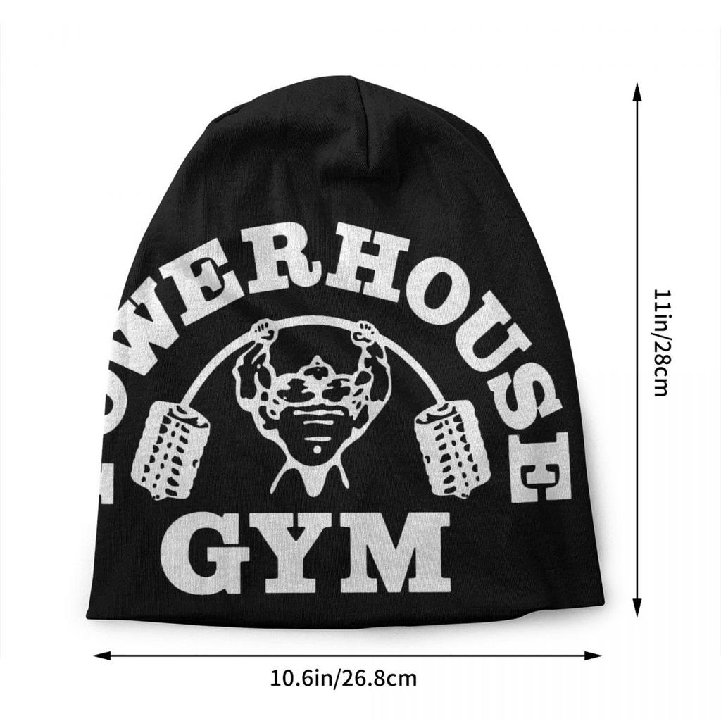Powerhouse Gym Skullies Beanies Caps For Unisex Women Unisex Winter Warm Knit Hat Adult Bodybuilding Fitness Muscle Bonnet Hats