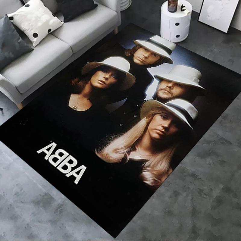 

2025 New ABBA Carpet Rug for Living Room Bedroom Home Sofa Decoration,Kids play Non-slip Floor Mat04 40x60cm( 15x23in )