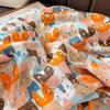 Large Cat Pattern Tassel Scarf Bohemian Ethnic Style Wrap Simple Animal Print Scarves  Vacation