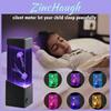 Bunte Qualle LED Nachtlicht für Schlafzimmer USB Ambiente Lampe mit Modernem Design