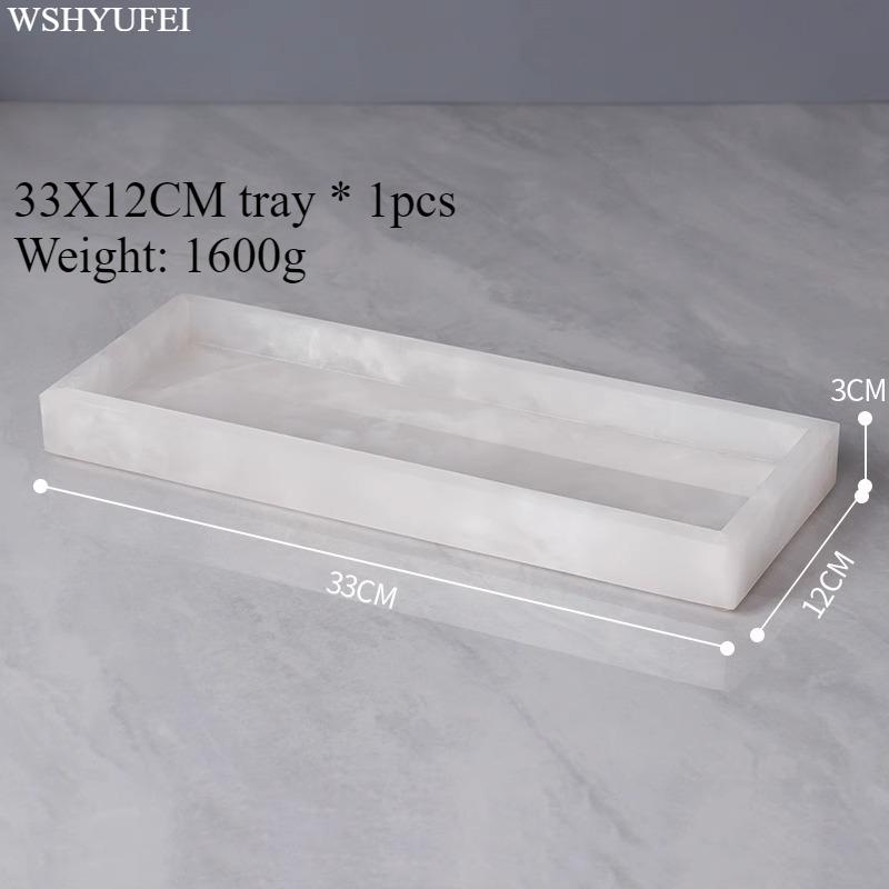Light Luxury White Jade Stone Home Bathroom Wash Suit Bathroom Supplies Brush Tooth Cup Soap Bottle Soap Dish Toothbrush Holder