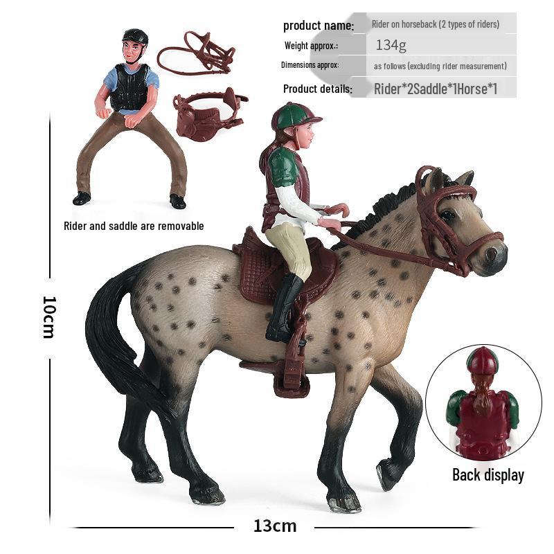 Children's Thousand-Mile Horse Simulation Model Toy and Sand Table Set
