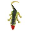 Plastic Crocodile Reptile Model with Sound Kids Educational Anti Stress Vent Toy (Light Color)