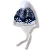 Computer jacquard children's cashmere hat autumn and winter knitted warm ear protection hat for boys and girls and babies cold-proof bag head Lei Fen