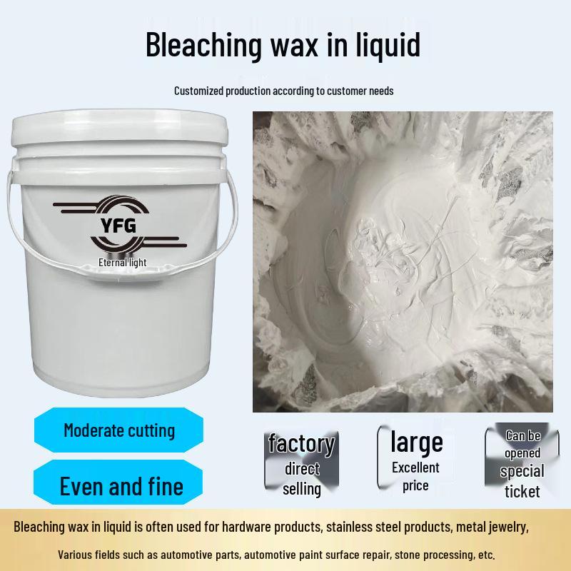 Liquid Polishing Wax and Paste for Various Coarse, Medium, and Fine Finishes