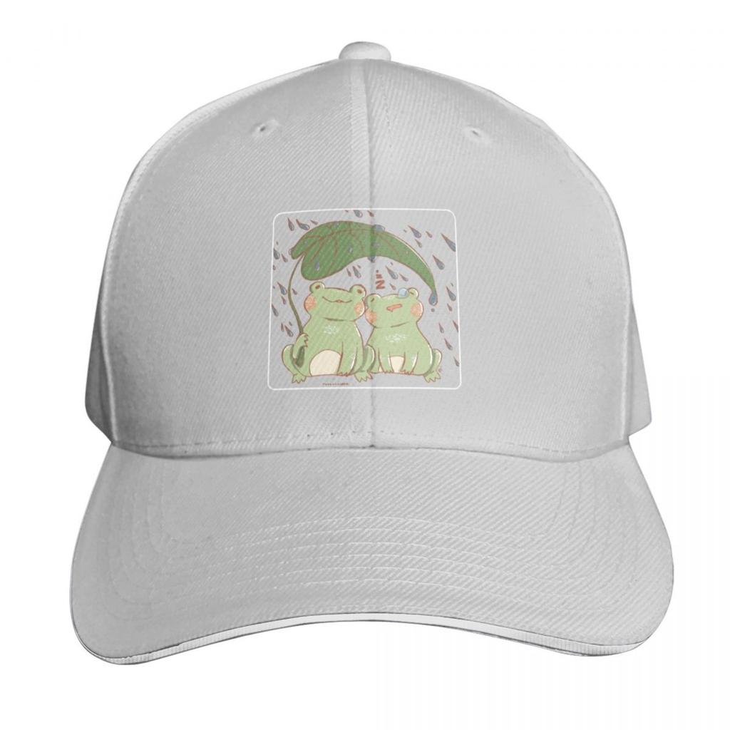 Rainy Days with Froggies Baseball Cap Fun Hats New In Hat Golf Hat Genuine Military Cap Unisex Hats Women Unisexs