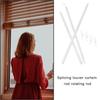Universally Vertical Blind Rod with Hook and Handle 35Inch White Plastic Window Curtain Pull Wand for Blinds Control
