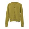European-American High Neck Knit Sweater Cardigan Set for Spring/Autumn 2026 - Women's Long Sleeve Top + Cardigan