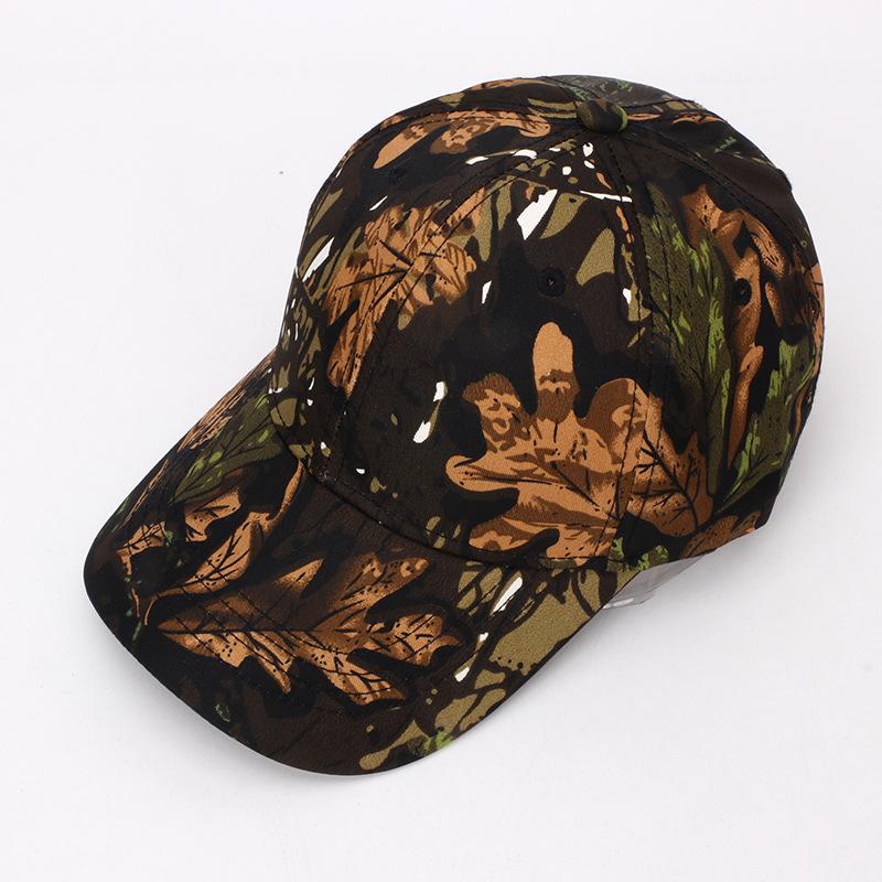 Custom Logo Hiking Hats Leaf Camouflage Baseball Cap For Women And Men Picture Diy Print Embroidery Outdoors Hip Hop Fishing Hat