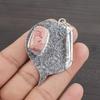 Natural Rhodochrosite Gemstone 925 Sterling Silver Jewelry  Pendant 2.09" AJP-2400