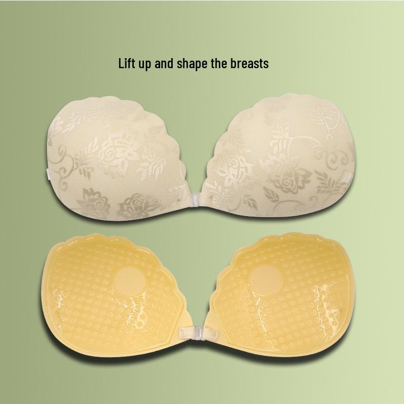 Silikonspitzen-Brustwarzenabdeckungen: Trägerloser Push-Up Unsichtbarer BH für Hochzeitskleider.