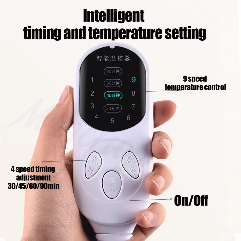 Super Big Electric Heating Foot Boot Leg Hot Compress Massager Moxibustion Heat Knee Pad Elderly Leg Warmer with Remote Control