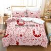 Kawaii Capybaras 3D Bedding Set Single Twin Full Queen King Size Soft Duvet Cover Anime Bed Sheet Set for Adult Kids