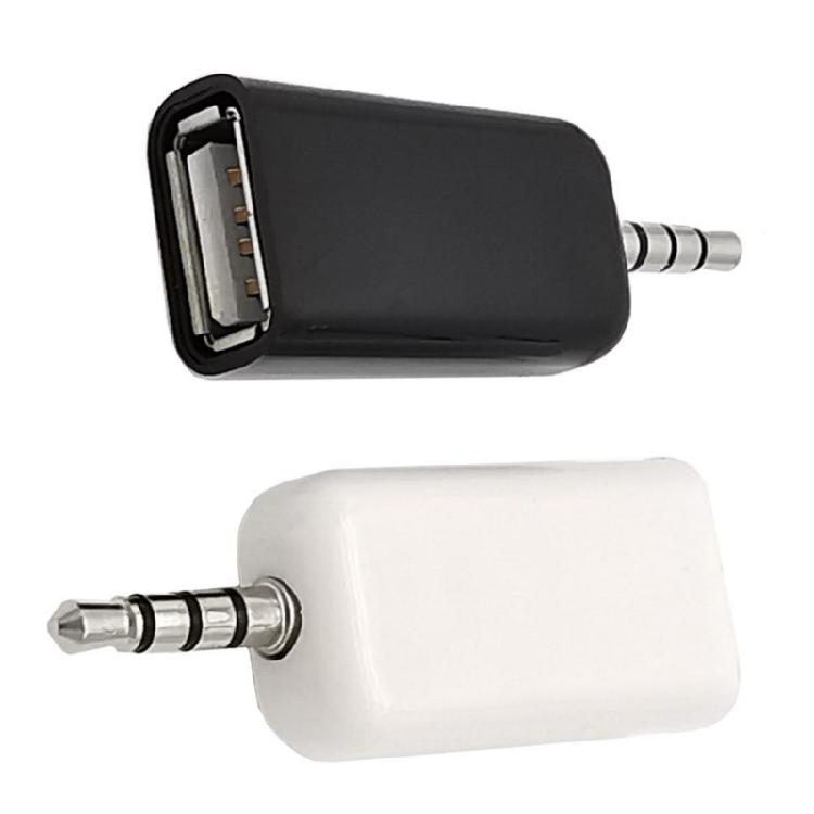 Audios To USB Converter Auxiliary to USB Adapter For Car Stereos Plugs and Play Car Accessory PVC Coated Audios Adapters