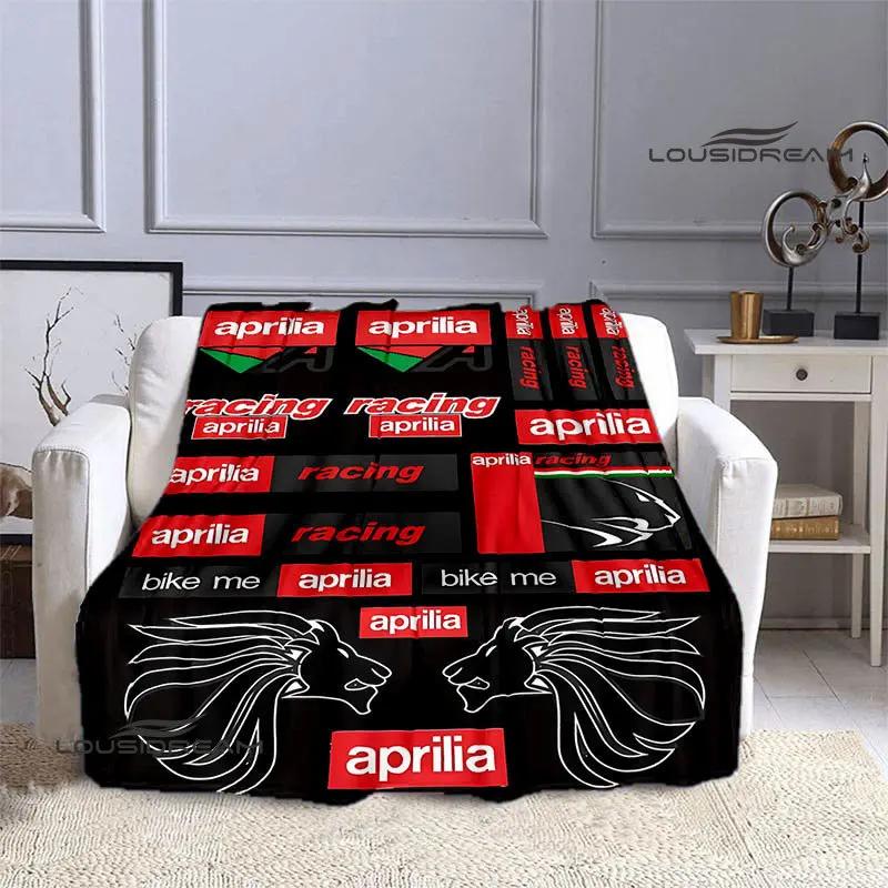 Aprilia Motorcycle Logo Printed Blanket Children's Warm Blanket Soft and Comfortable Blanket Home Travel Blanket Birthday Gift