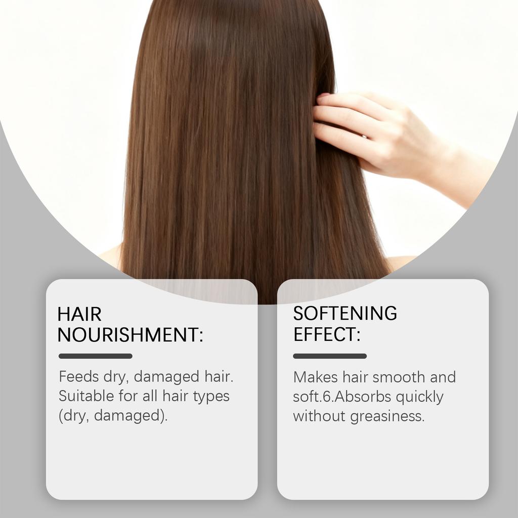 Hair Oil Capsules Nourish Dry And Damaged Hair, Making It Soft, Gentle, Moisturizing, Smooth And Lustrous. Daily Hair Oil,30ML